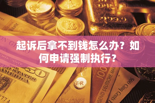 济南起诉后拿不到钱怎么办？如何申请强制执行？