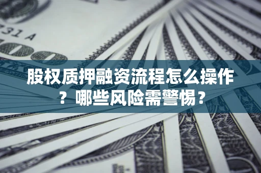 济南股权质押融资流程怎么操作？哪些风险需警惕？