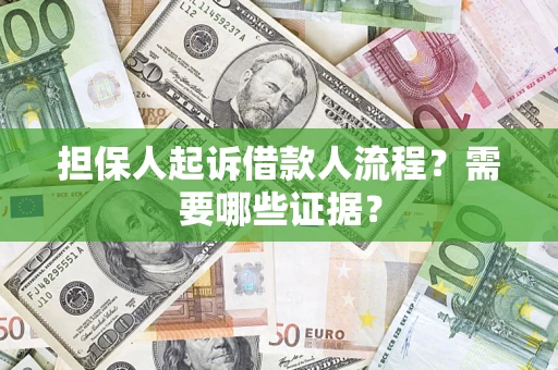 济南担保人起诉借款人流程？需要哪些证据？